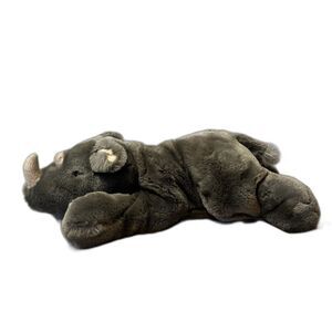 B.J. Toy Co. Rhino Rhinosaurus Plush Realistic Stuffed Animal 15" Long